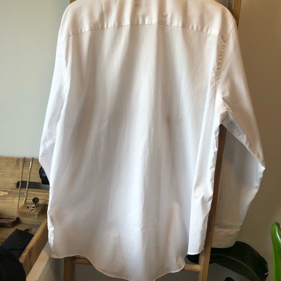 SALE VAN HEUSEN Men’s White Shirt SZ 17 XL - Picture 7 of 7